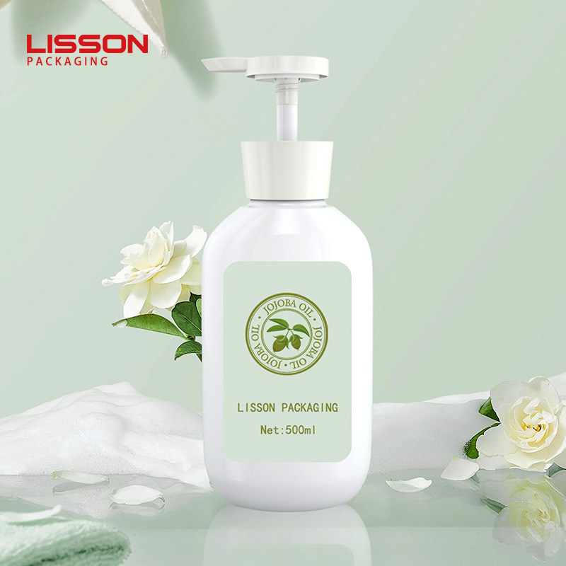 Empty Body Lotion Bottle